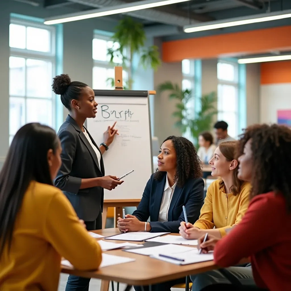 Professional team collaboration